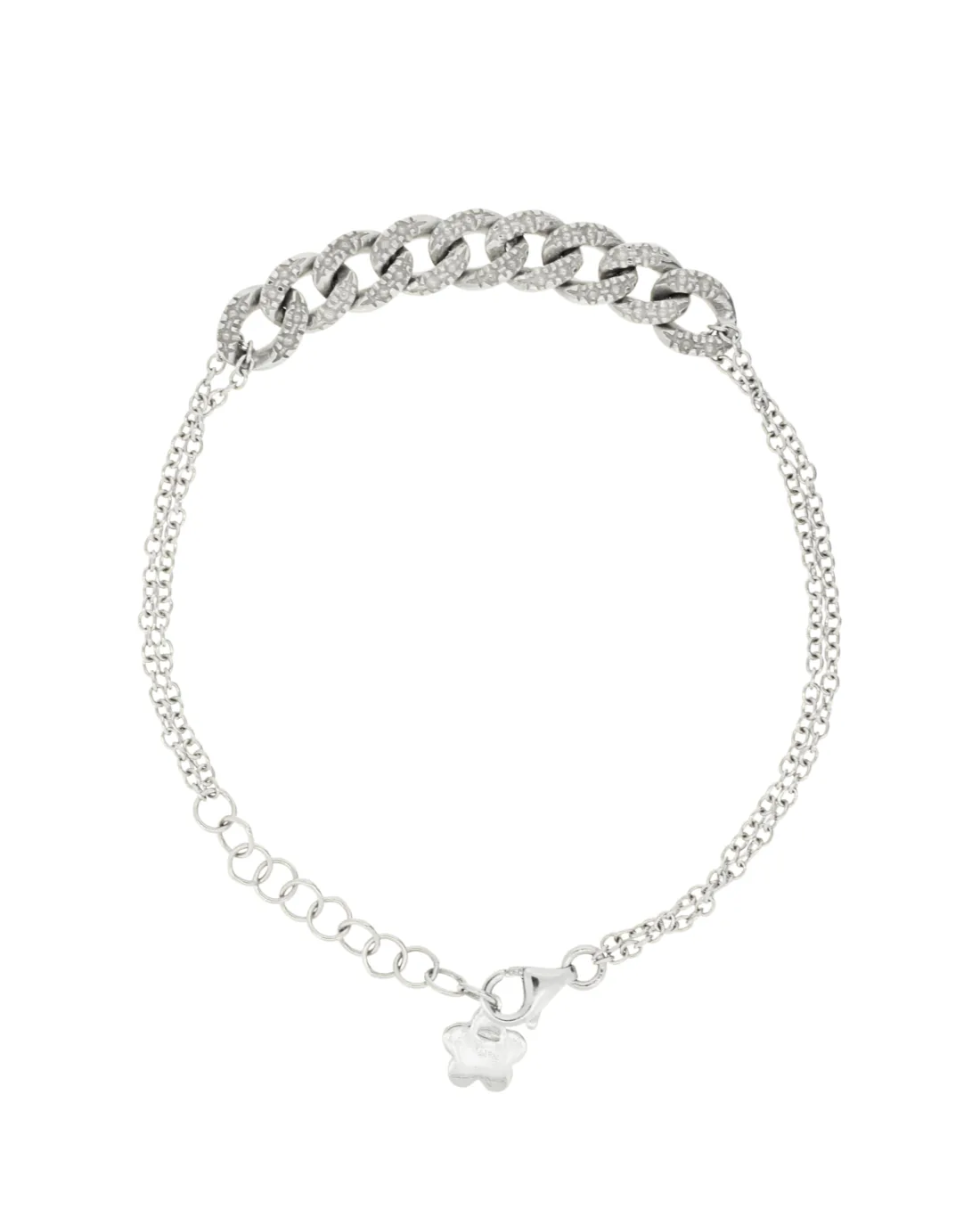 18CT W/G BRACELET MNT 1pt/36s